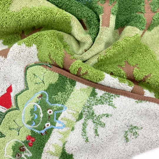 Japan Ghibli Embroidery Face Towel - My Neighbor Totoro : Walk In Sky