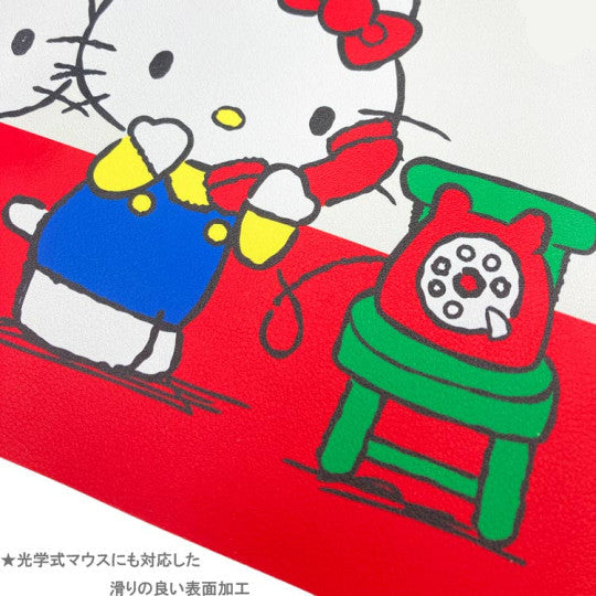 Japan Sanrio Desk Mat - Hello Kitty : Calling