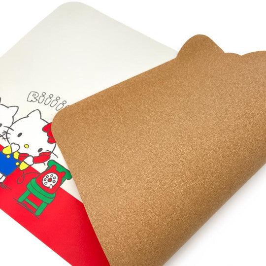 Japan Sanrio Desk Mat - Hello Kitty : Calling