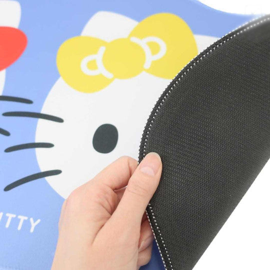 Japan Sanrio Desk Mat - Hello Kitty & Hello Mimmy : Face
