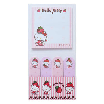 Sanrio Index Sticky Notes - Hello Kitty : Strawberry