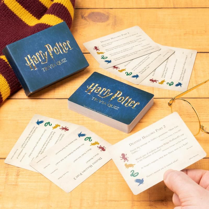 harry potter trivia card games