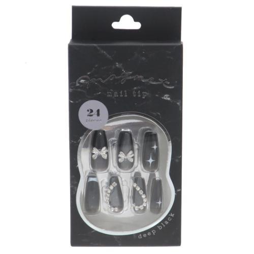 Press On Nails - Ballerina Deep Black Coolia