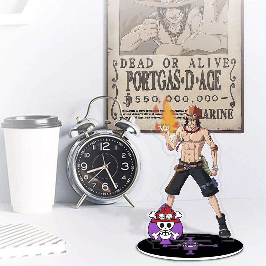 one piece portgas  acrylic figure