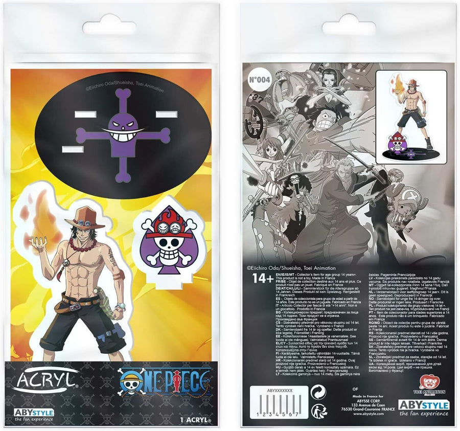 one piece ace acrylic figure