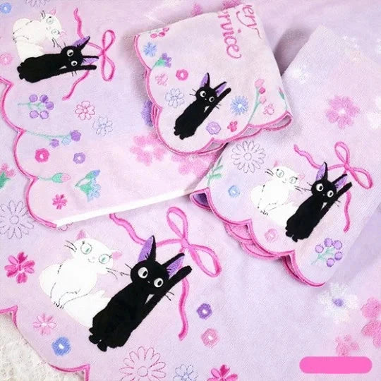 Studio Ghibli Towel Kiki Flower Lane - Kiki's Delivery Service