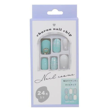 Press On Nails - Mint Check