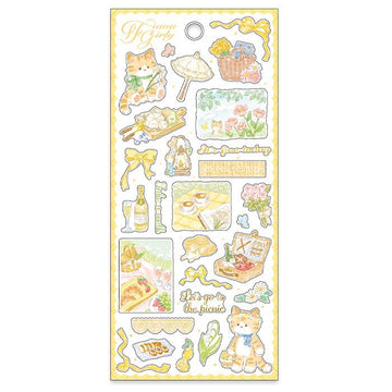 Fuwa Girly Sticker - Picnic