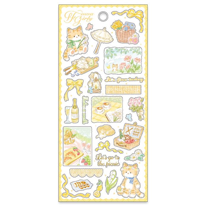 Fuwa Girly Sticker - Picnic