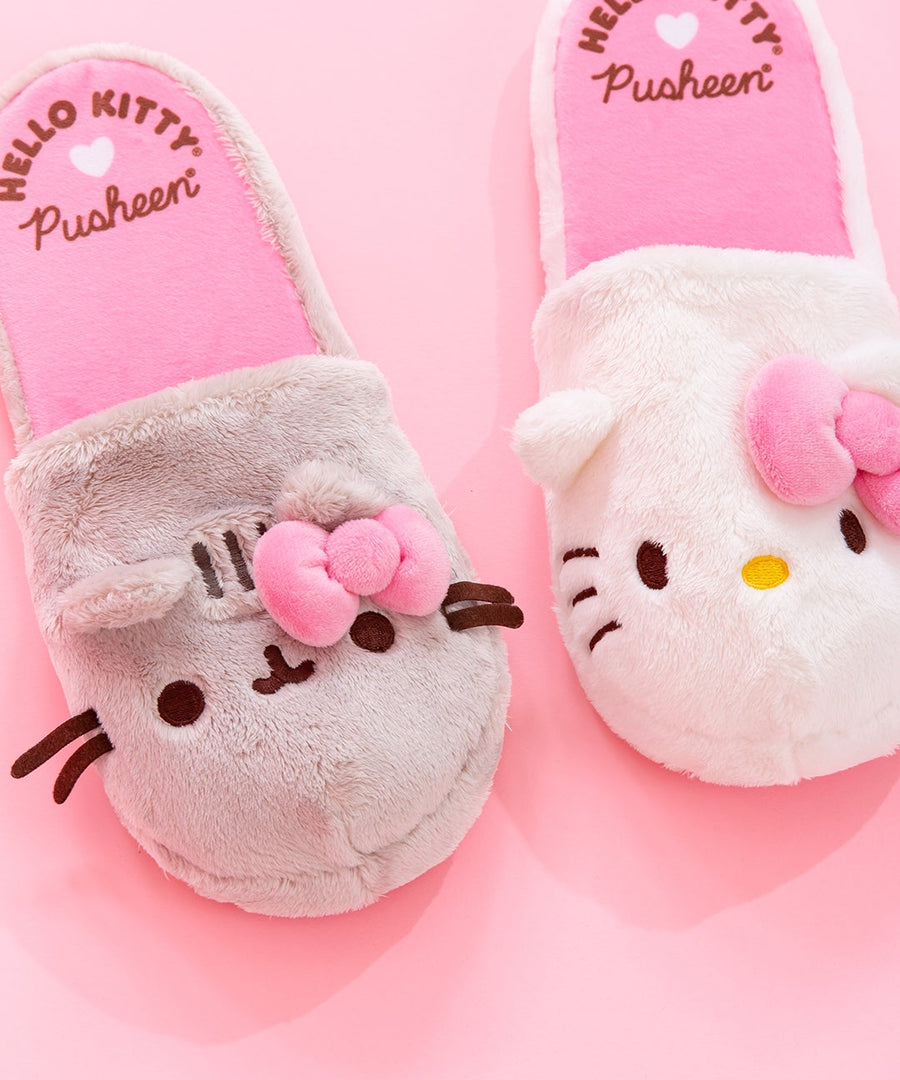 Hello Kitty® x Pusheen® Slippers www.cutecrushco.com