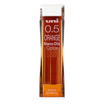 Uni Nano Diamond Color Lead 0.5mm Orange www.cutecrushco.com