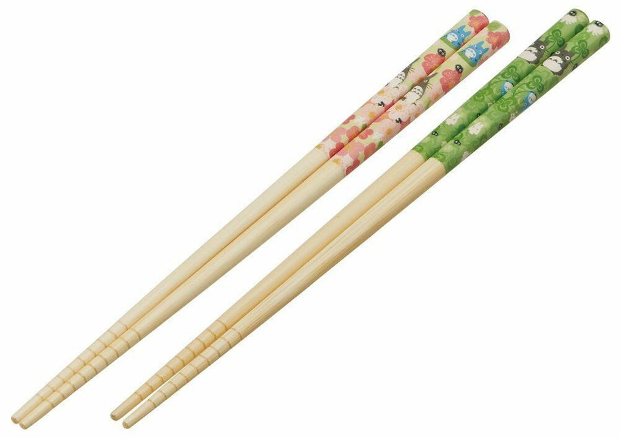Skater chopsticks set 2 bowlful set 21cm My Neighbor Totoro flower ANT4W Japan www.cutecrushco.com