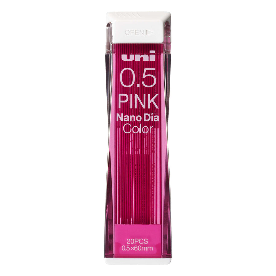 Uni Nano Diamond Color Lead 0.5mm Pink www.cutecrushco.com