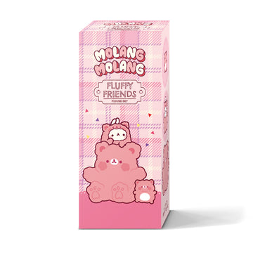 Molang Fluffy Friends Pink ilovecharacter