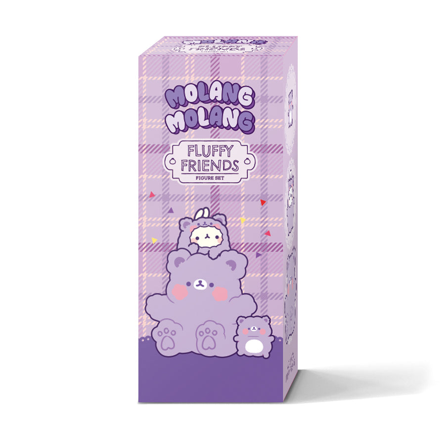 Molang Fluffy Friends Purple ilovecharacter
