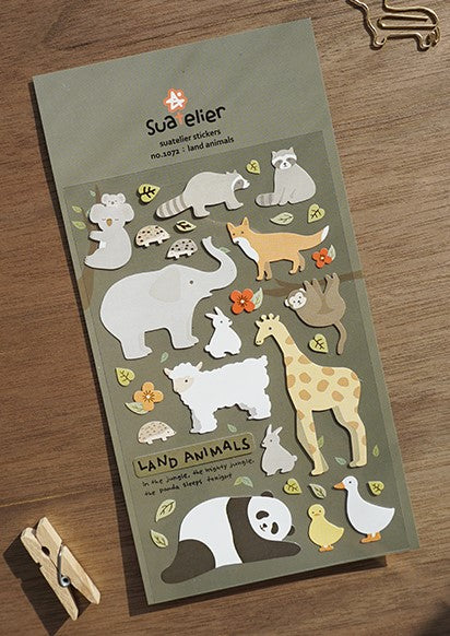 Suatelier Land Animals Sticker 1072 JR