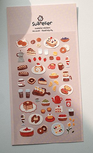 Suatelier Food Trip #4 Sticker 1116 JR