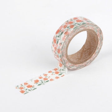 Dailylike Masking Tape single - 12 rose garden Cheonyu