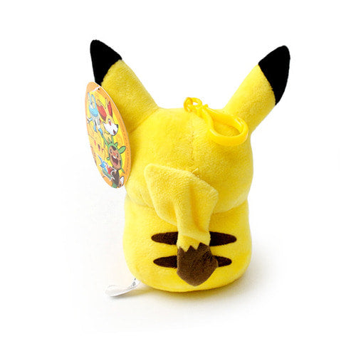 Pokemon Pikachu Genuine Plush Rag Bag Charm Doll with Hook 5.1