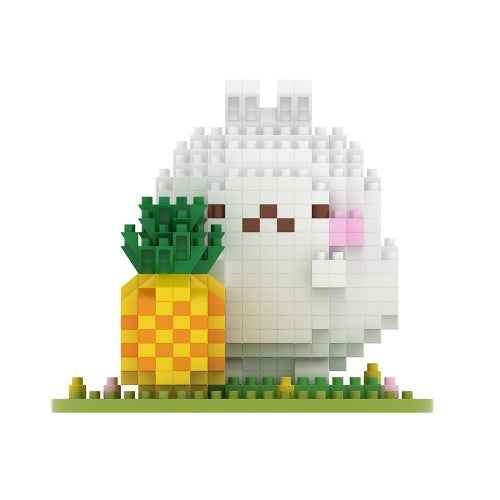 Molang Nano Mini Block Pineapple ilovecharacter