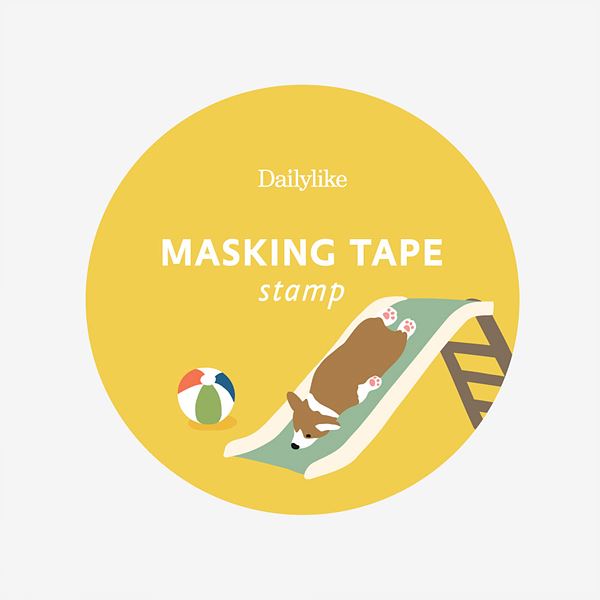 Masking Tape : Stamp - 21 Welsh Corgi Cheonyu