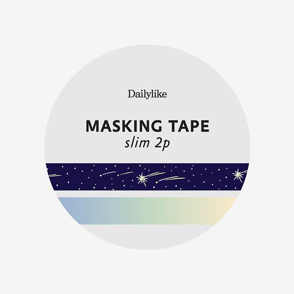 Masking Tape Slim 2p - 15 Shooting Star Cheonyu