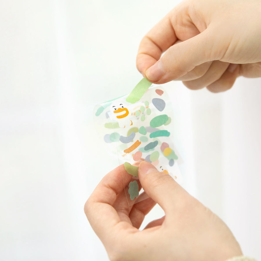 Kakao April Shower Confetti Sticker Cheonyu