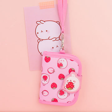 Molang 2 Layer Neck Wallet Cheonyu