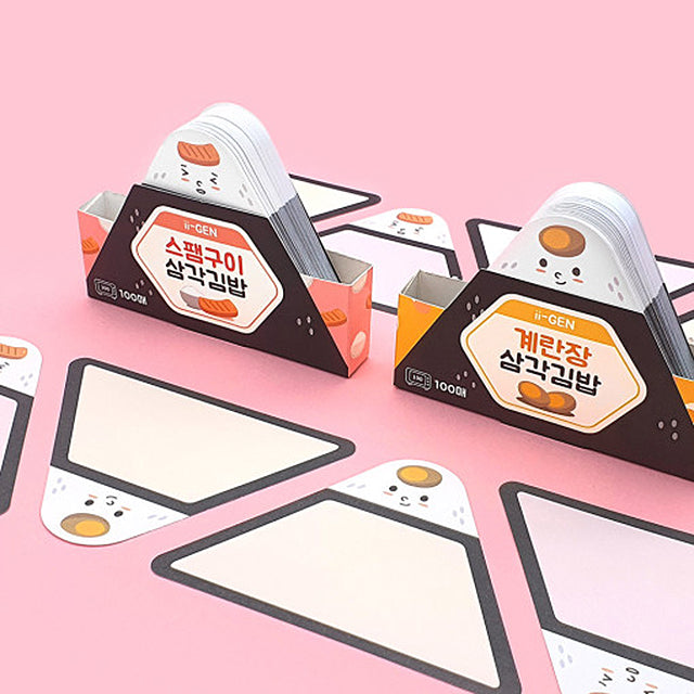 Triangle Kimbap Memo Pad (Non-Sticky) Cheonyu