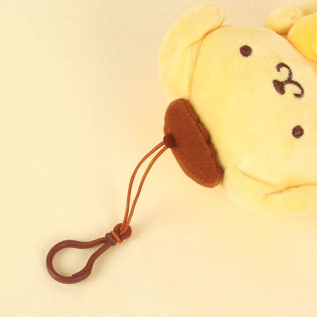 Sanrio Characters Pompompurin Plush Bag Hook 7 Inch CUTE CRUSH