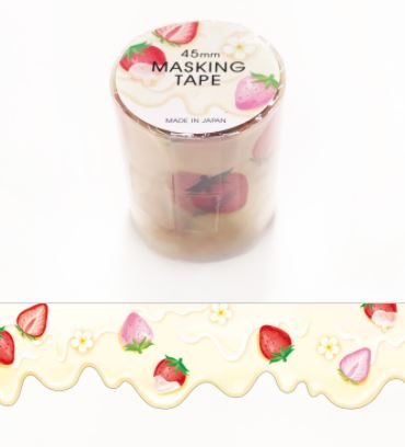 Washi Tape Die Cut Large Strawberry www.cutecrushco.com