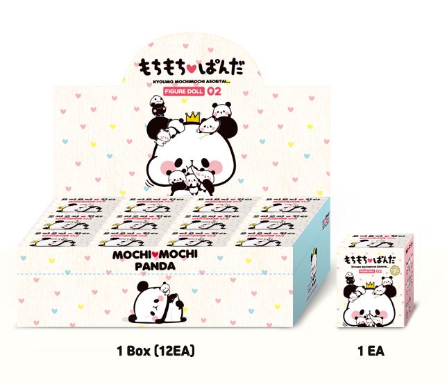 Kyoumo MochiMochi Panda Figure Doll Ver.2 Blind Box ilovecharacter