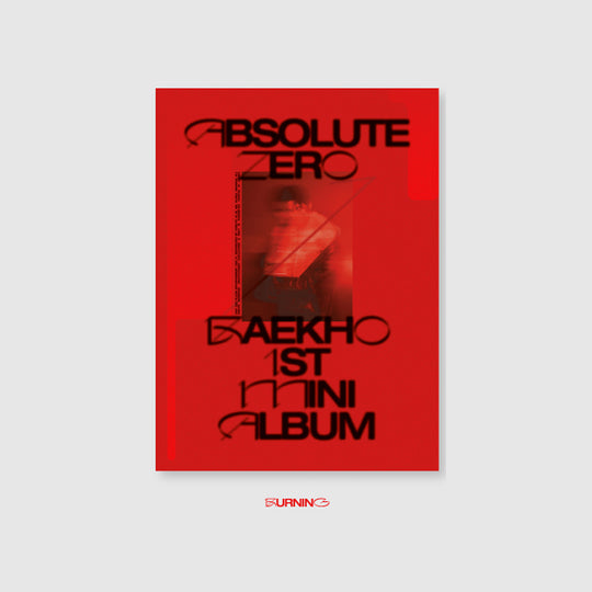 Baekho (Nu'Est) 1St Mini Album 'Absolute Zero' Kpop Album