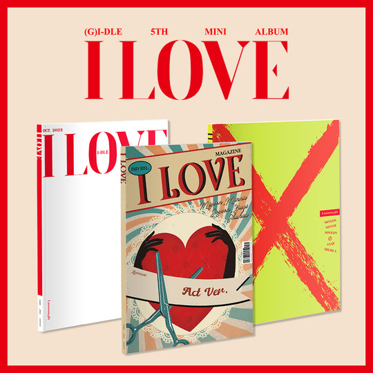 (G)I-Dle - I Love (5Th Mini Album) Kpop Album