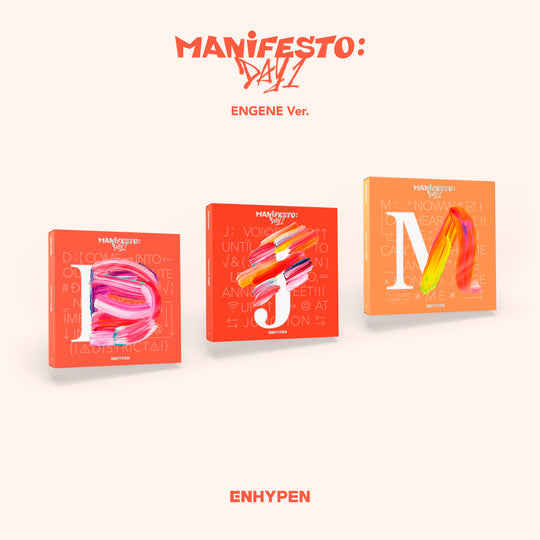 Enhypen 3Rd Mini Album 'Manifesto : Day 1' (Engene) Kpop Album