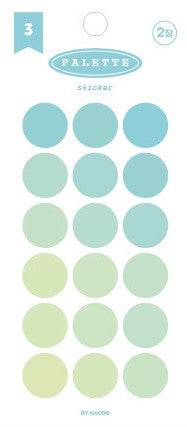 Palette Round Sticker - 03 Cheonyu