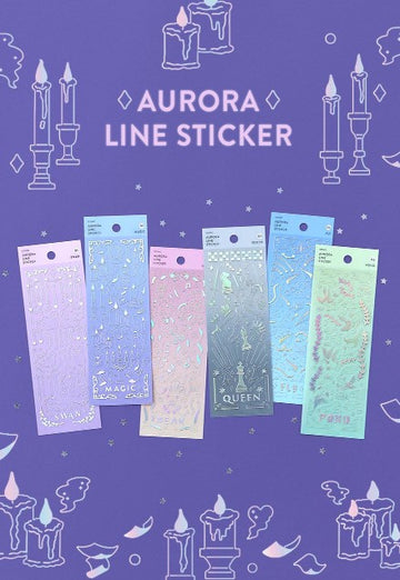 Aurora Line Deck Removable Sticker Cheonyu