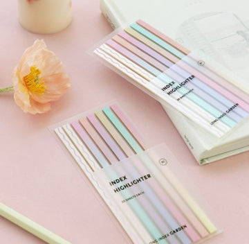 Iconic Long Index Highlighter Sticky Strips Note Cheonyu