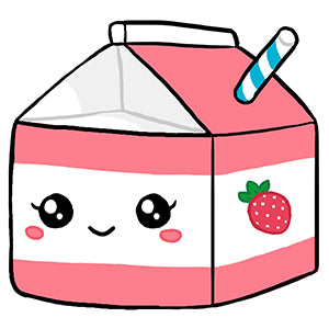 Mini Comfort Food Strawberry Milk www.cutecrushco.com