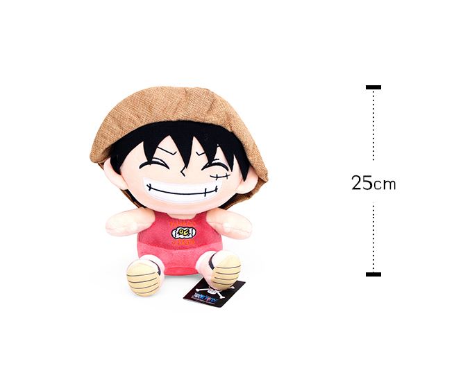 One Piece Toei Animation Monkey D. Luffy Costume Trafalgar Law Anime Manga Plush Toy 12